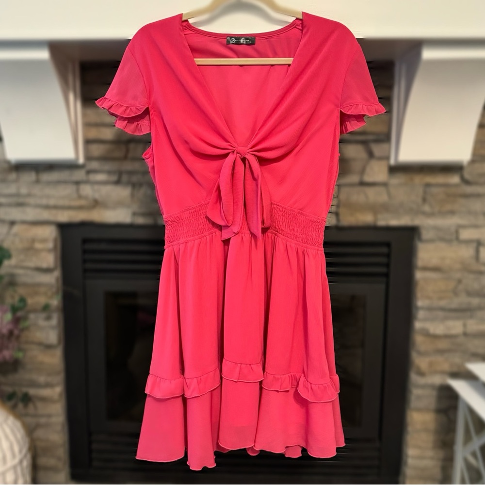 New Without tags Pink Dress Size Large. Brand PrettyGarden.